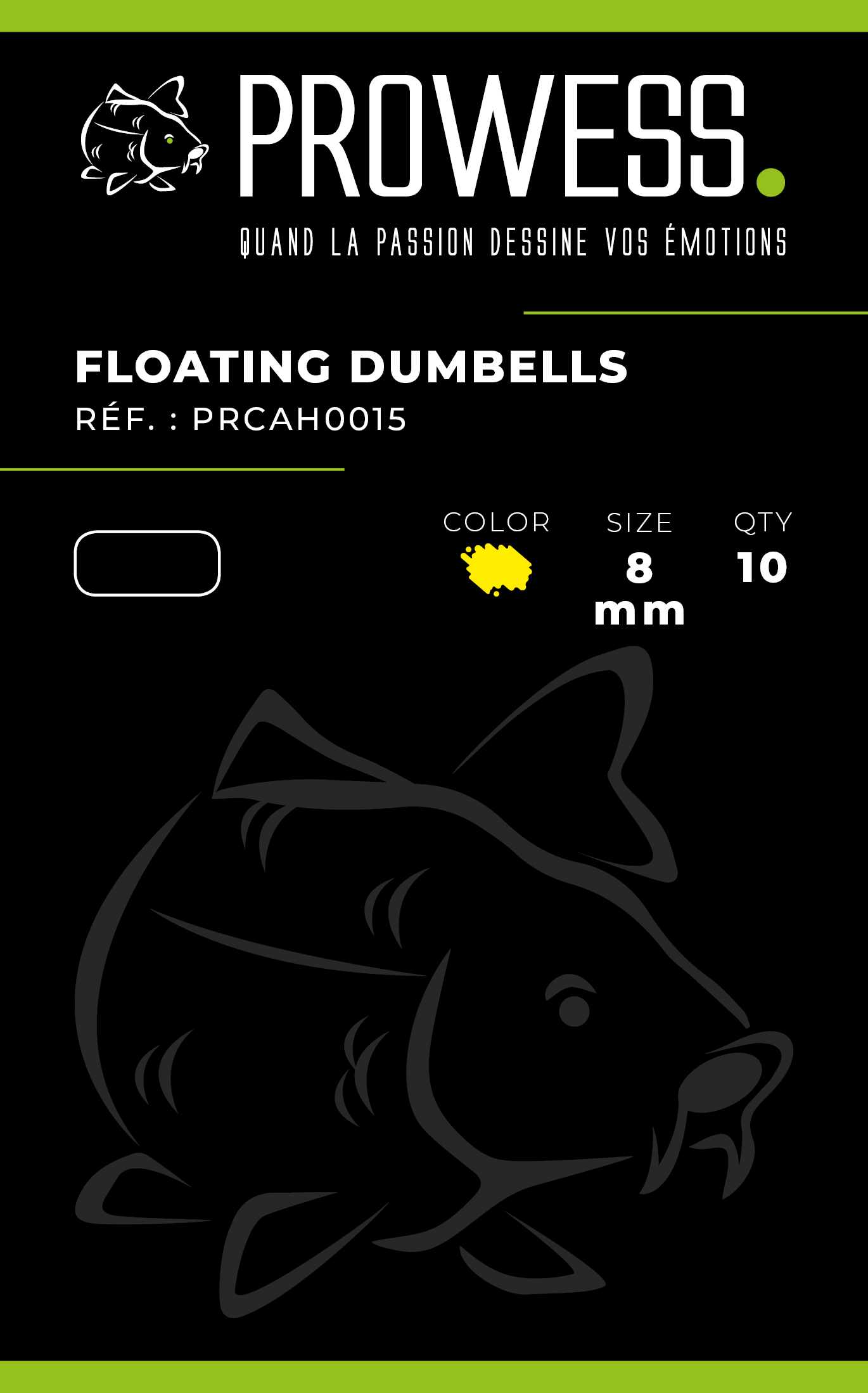 MOUSSE FLOTTANTES EVA JAUNE X10 – Image 2