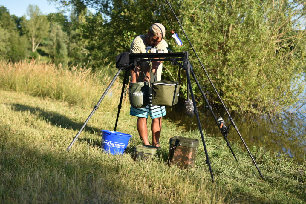 carp station, support amorçage