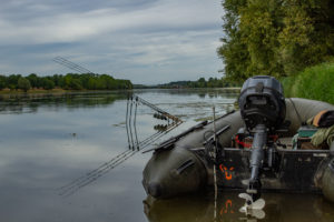 pêcher la carpe en bateau